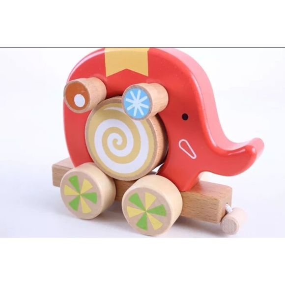 NEW Ed-Inter Wood Elephant Circus Toys - Picture 6 of 9